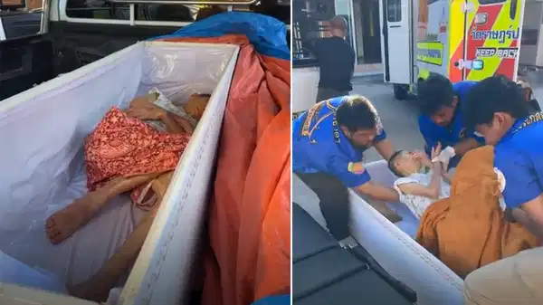 Tayland’da öldü sanılan kadın, cenaze töreninde canlı bulundu