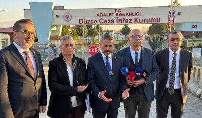 TBMM heyeti, Düzce Cezaevi’nde incelemelerde bulundu: ’39 adet başvuru oldu’