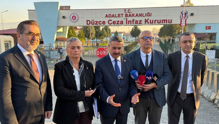 TBMM heyeti, Düzce Cezaevi’nde incelemelerde bulundu: ’39 adet başvuru oldu’