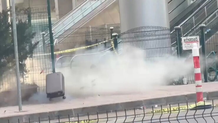 Tren istasyonundaki sahipsiz çanta fünye ile patlatıldı