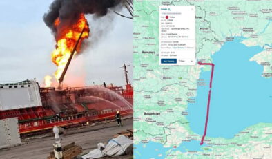 Türk bayraklı gemi İHA saldırısında hedef alındı