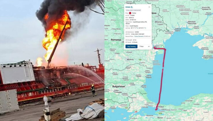 Türk bayraklı gemi İHA saldırısında hedef alındı