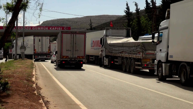 Türk tırları 14 yıl sonra ilk kez Suriye üzerinden Kuveyt’e gitti