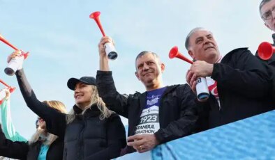 Türkiye İş Bankası 47. İstanbul Maratonu başladı: İmamoğlu’nun mesajı okundu