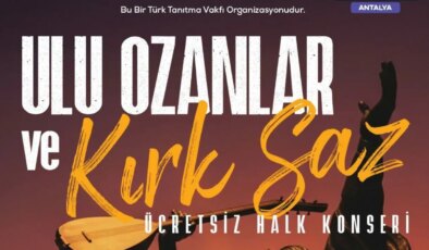 TÜTAV, “Ulu Ozanlar ve 40 Saz” konserine hazırlanıyor