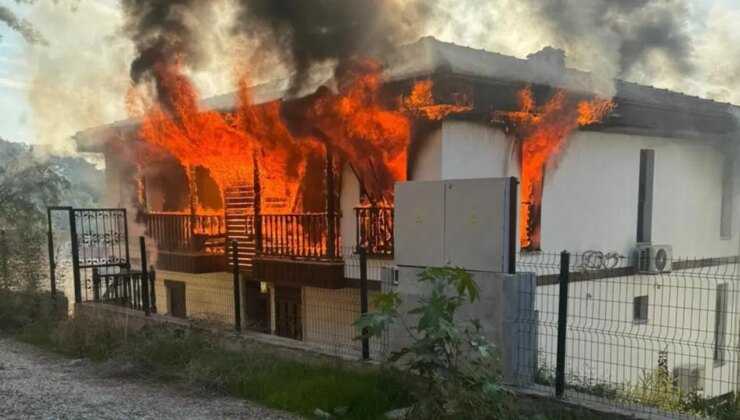 ‘Uyuşturucuyla yakalanmamak için evini ateşe verdi’ iddiası