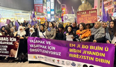 Van’da yüzlerce kadın Rojin Kabaiş için yürüdü: ‘Rojin için adalet demeye devam edeceğiz’