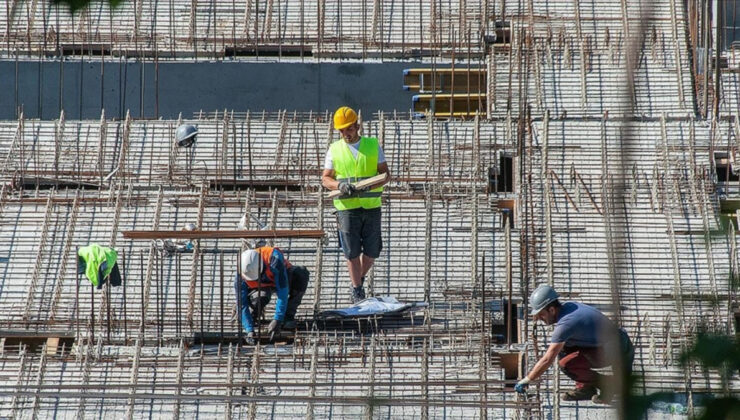 Yapı ruhsatı verilen binaların yüzölçümü yüzde 42,6 yükseldi