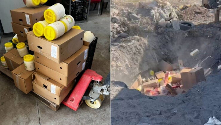 1 ton gıdayı toprağa döktüler: Gerekçesi ‘halk sağlığı’