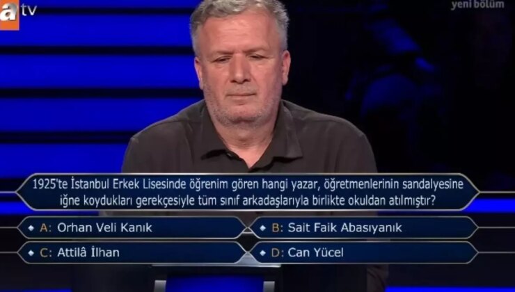 “1925’te İstanbul erkek lisesinde öğrenim gören hangi yazar, öğretmenlerinin sandalyesine iğne koydukları gerekçesiyle tüm sınıf arkadaşlarıyla …