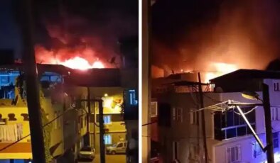 3 katlı binada yangın! Bitişiğindeki 4 katlı binaya sıçradı