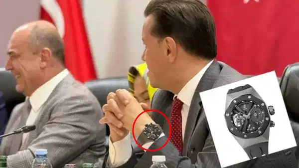 3+1 daireyi kolunda taşıdı… AKP’li vekil Nebi Hatipoğlu bütçe görüşmelerine 9.2 milyonluk saatiyle katıldı!