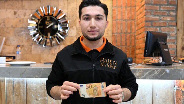 50 lira yerine yanlışlıkla 50 Euro bahşiş verdi: Bir gün sonra geri istedi