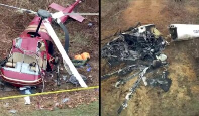 ABD’de iki helikopter havada çarpıştı