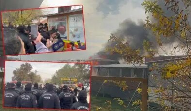 Adana’daki kaçak işletmeler yıkılmaya başladı: Bazı kişiler direnip iş yerlerini yaktı