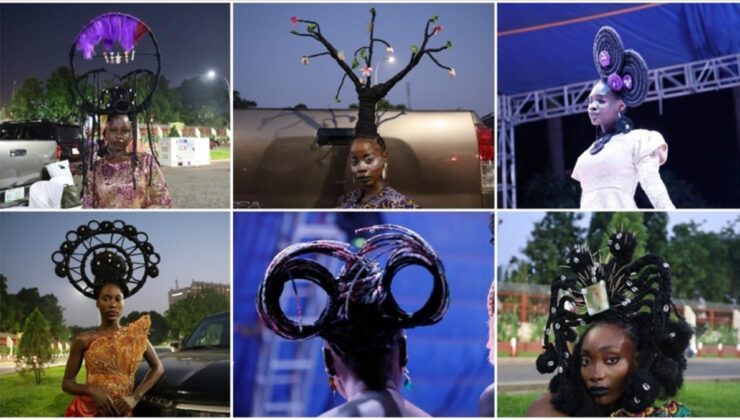 Afro saç stili, Nijerya’daki Güzellik Festivali’nde görücüye çıktı