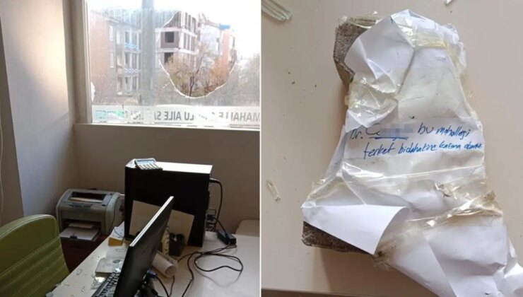 Aile sağlığı merkezine taşla saldırdılar: Doktoru ‘notla’ tehdit ettiler!