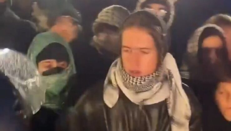 Almanya’da polis şiddeti: Filistin destekçisi göstericiye yumruk attı