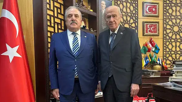 Ankara’da dikkat çeken görüşme: AKP İstanbul Milletvekili Salim Ensarioğlu, Devlet Bahçeli’yi ziyaret etti
