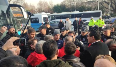 Ankara’da iş bırakan emekçilere polis engeli: ‘Anayasal bir hak var böyle bir şey olmaz’