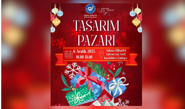 Ankara’da tasarım pazarı düzenlenecek