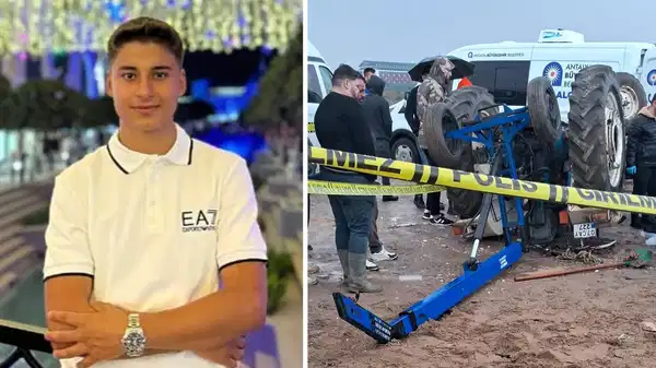 Antalya’da acı olay… Traktörle geziye çıkan arkadaşlar kaza yaptı: 1 ölü, 1 yaralı