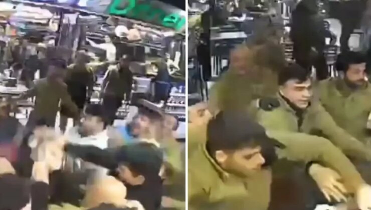 Aralarına alıp acımasızca dövdüler! Dehşet anları kameralarda