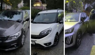 Avukat, yaşadığı sitedeki 40 araca zarar verdi