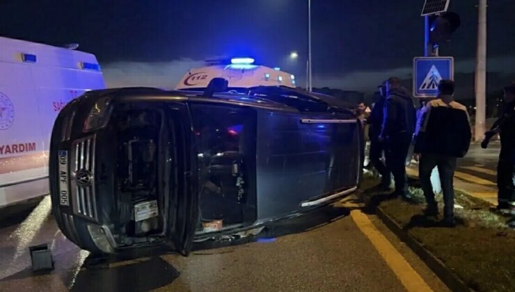 Aydın’da iki otomobil çarpıştı: 6 yaralı