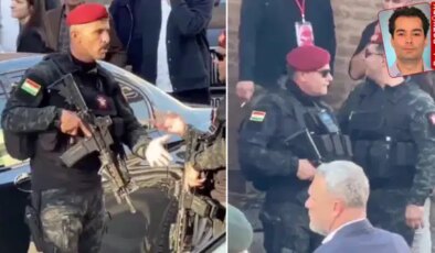 Barzani’nin ağır silahlı korumalarına tepki büyüyor