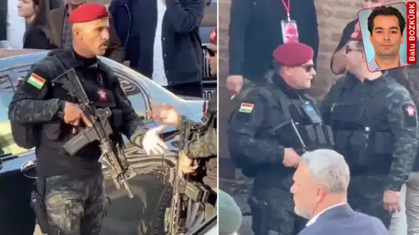 Barzani’nin ağır silahlı korumalarına tepki büyüyor