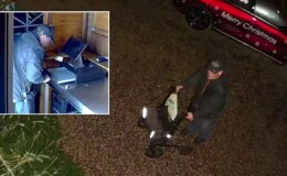 Bastonlu hırsız Noel pazarını soydu