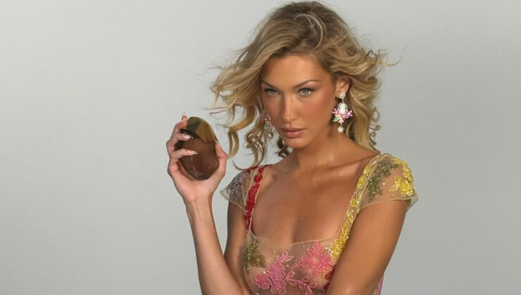 Bella Hadid’den Filistin’e destek sürüyor! Kefiyeli elbiseli giydi