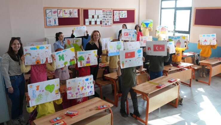 ‘Benim renkli sınıfım’ projesi bu kez Şanlıurfa’da