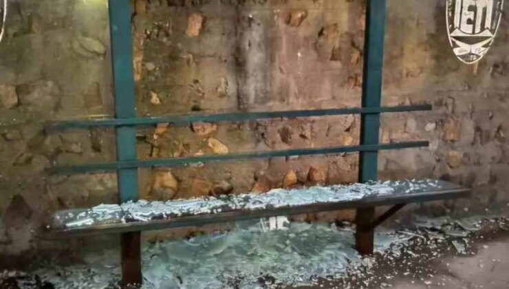 Beykoz’da durak camlarını hedef alan iki şüpheli yakalandı