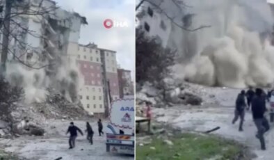 Beylikdüzü’nde bina çöktü: Çocuklar son anda kurtuldu!