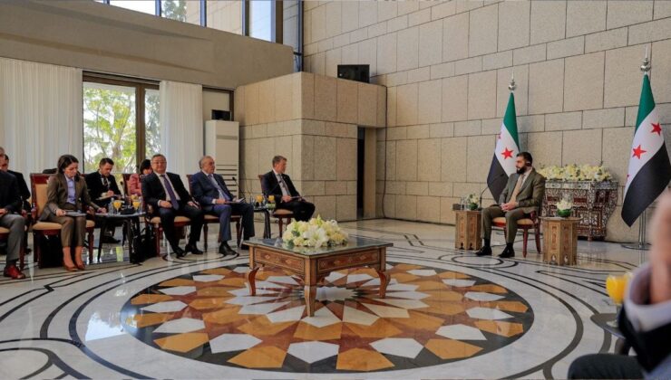 BMGK heyetinden Suriye’ye ilk ziyaret: Ahmed Şara ağırladı