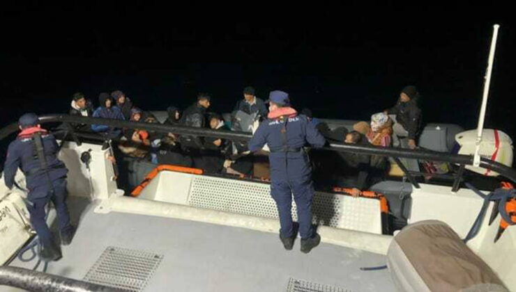 Bodrum açıklarında faciadan dönüldü: 23 kaçak göçmen kurtarıldı