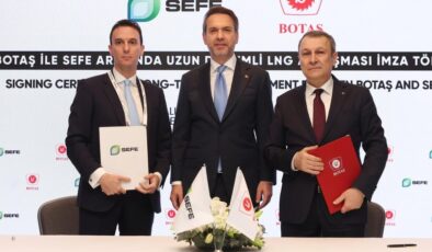 BOTAŞ, ENI ve SEFE ile LNG anlaşması imzaladı