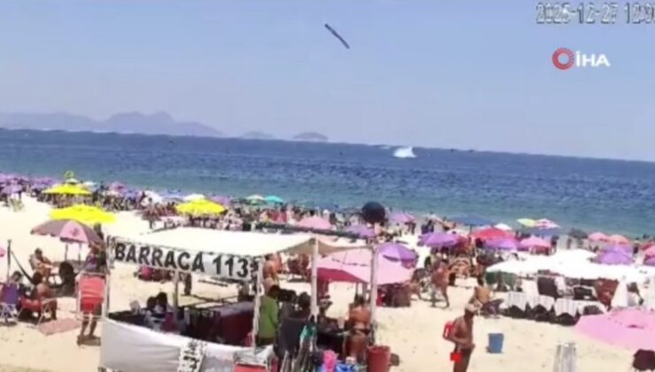 Brezilya’da feci kaza: Reklam şirketine ait uçak denize düştü