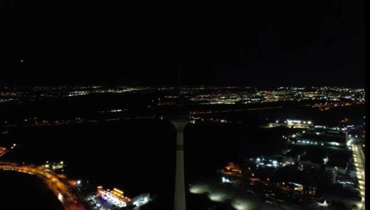 Büyükçekmece Televizyon Kulesi hava trafiği için tehlike saçıyor