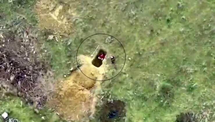 Büyükçekmece’de kaçak kazı yapan 2 kişi polis dronuyla yakalandı