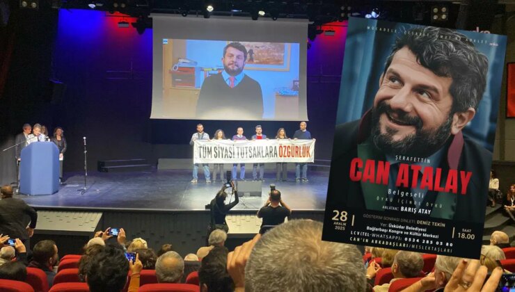 Can Atalay belgeseli ilk kez izleyiciyle buluştu… Atalay mesaj gönderdi!