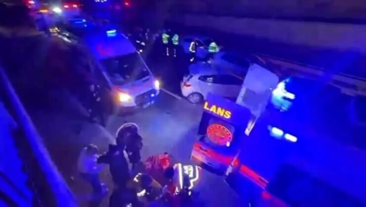 Çekmeköy’de zincirleme kaza: 7 yaralı