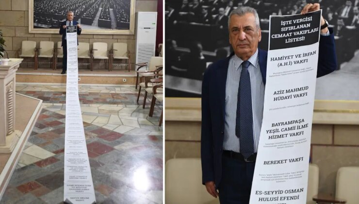 CHP’li isim ‘vergiden muaf cemaat vakıflarını’ sıraladı: ‘Devasa bir ekonomi yaratmış durumdalar!’