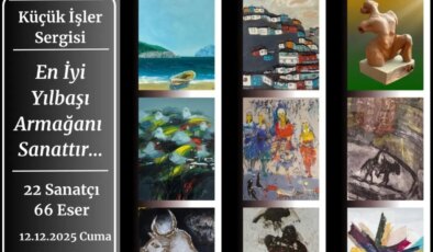 Cumhuriyet Sanat Galerisi, ‘Küçük İşler Resim Sergisi’ düzenliyor: 22 sanatçının 66 eseri sergilenecek