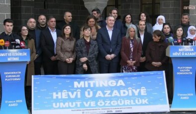 DEM Parti, Diyarbakır’da ‘Öcalan’a özgürlük’ mitingi düzenleyecek