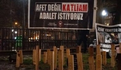 Depremzedeler Meclis’in kapısında: Kurtulmuş’a çağrı