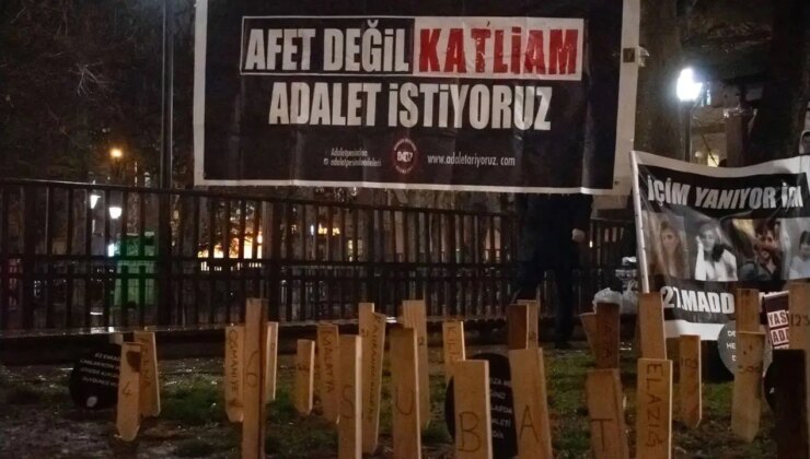 Depremzedeler Meclis’in kapısında: Kurtulmuş’a çağrı