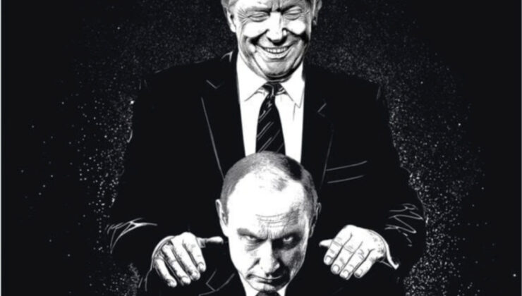 Der Spiegel kapakta Trump ve Putin’i kötü adamlar olarak resmetti